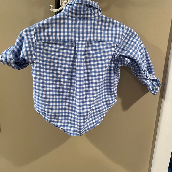 9 month Polo gingham button down - Picture 6 of 6